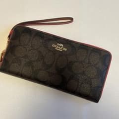 COACH シグネチャー 長財布 リストレット付き - メルカリ