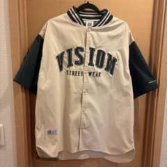 VISION STREET WEAR 半袖シャツ ベースボールシャツ Lのサムネイル