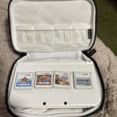 s*X様 New Nintendo 3DS LL ホワイト カバー付き＋大人気カのサムネイル