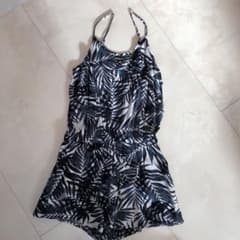 【美品】H＆M ボタニカル柄 オールインワン サロペットのサムネイル