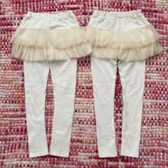 かに様専用　☆双子☆ ２段フリルスカッツ2着セットのサムネイル