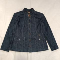 noa-ge レトロ スタンドカラー デニムジャケット Mのサムネイル