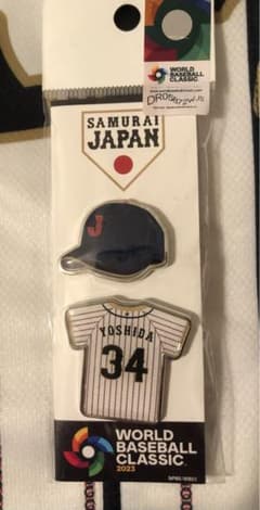 侍ジャパン　吉田正尚　ピンバッチのサムネイル