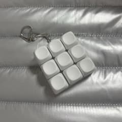クリッカー 白 9練 キーホルダー キーボード ホワイトのサムネイル