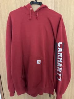 Carhartt 赤 フード付きパーカー Lサイズのサムネイル