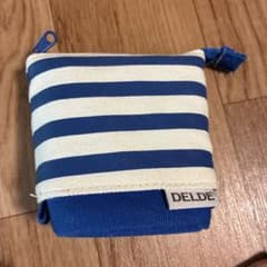 DELDE デルデ スライドペンケース ブルー ボーダーのサムネイル