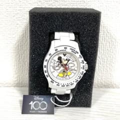 ディズニー 100周年記念 限定コラボ腕時計 ミッキー ホ ホワイト【2