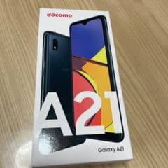 docomo ギャラクシーA21 新品　ブラックのサムネイル