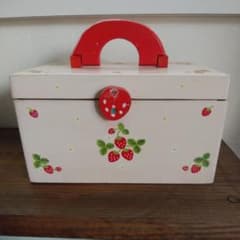 値下げマザーガーデン 野イチゴ 木箱 小物入れ 収納ボックス 平成