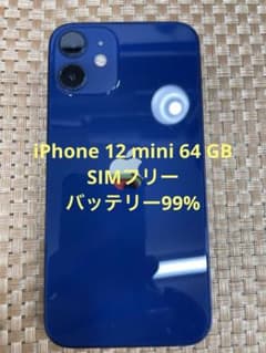 iPhone 12 mini 64 GB ブルーSIMフリー【2316】 - メルカリ