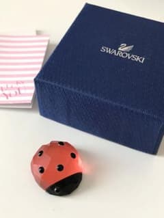 【正規品箱付き】スワロフスキー　てんとう虫オブジェのサムネイル