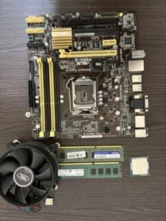 【ジャンク】ASUS B85M-E i7-4770 メモリ12GB セットのサムネイル