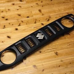 JB64 ジムニー フロントグリル プロ塗装 チッピングカスタム 汚れ目立たない