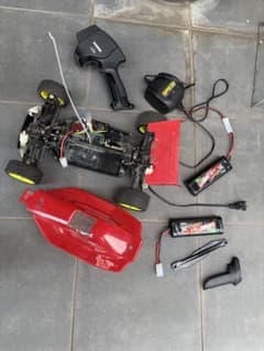 要修理！　オフロードRCカー 本体とプロポ、バッテリーセット RCカー 本体 プロポ バッテリー 充電器セット ジャンク品 - メルカリ