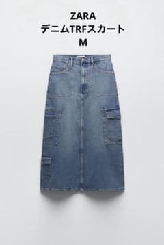 ZARA TRFデニムスカート　Mサイズのサムネイル
