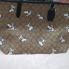 本日限定価格COACH スヌーピー柄 トートバッグのサムネイル