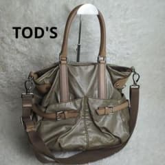 [참고 정가 약 14 만엔] TOD 'S 토즈 G 백 2WAY 토트 백