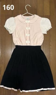 【160cm】TOCCA 夏用ワンピース　美品　ピンクのサムネイル