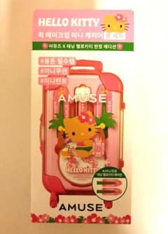 [한국 한정] AMUSE HELLO KITTY 퀵 메이크업 미니 캐리어