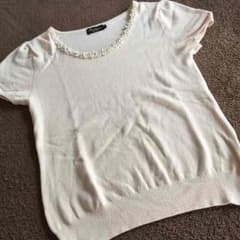 美品☆リッチミー半袖ニットのサムネイル