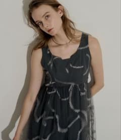 LE'RURE Grafitti cocoon dressのサムネイル