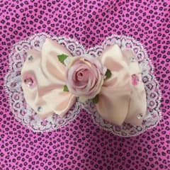 姫ギャル リボン バラ ラパフェ風 デカリボン ギャル ロリータ MARS