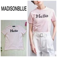 MADISONBLUE マディソンブルー HELLO Tシャツ ピンク 01 - メルカリ