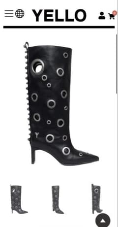 YELLO GUNNER LONG BOOTS スタッズ y2k Lサイズ YELLO GUNNER LONG BOOTS スタッズ y2k Lサイズ - メルカリ