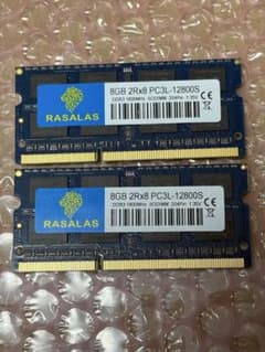 RASALAS DDR3L 8GB 2枚組 計16GB ノートメモリ 819 - メルカリ