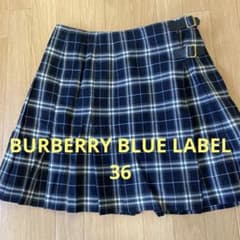 BURBERRY BLUE LABEL☆バーバリー☆巻きプリーツスカート】 - メルカリ