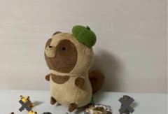 너구리와 여우 봉제인형 마스코트 원화전