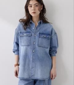 完売品　ウィムガゼット　ドロップデニムシャツ　インディゴブルー 完売品 ウィムガゼット ドロップデニムシャツ インディゴブルー - メルカリ