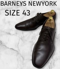 BARNEYS NEWYORK ダークブラウン ドレスシューズ size 43 - メルカリ