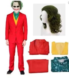 ジョーカー joker コスプレ衣装セット ウィッグ付きのサムネイル