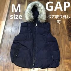 gap ダウンベスト　Mサイズ　ネイビーのサムネイル