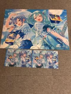 LOTTE 初音ミク 星街すいせい コラボ 販促ポスター リバーシブル