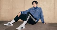 adidas デニムトラックジャケット enhypenソンフン着用モデル - メルカリ