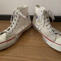 90s CONVERSE アメリカ製 ALL STAR ハイカット ホワイトのサムネイル