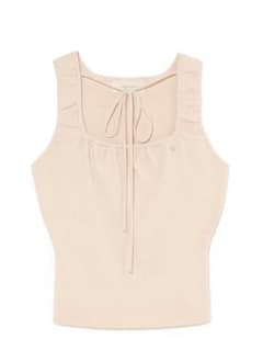 Lil heart charm tops ivory ANDMARYのサムネイル
