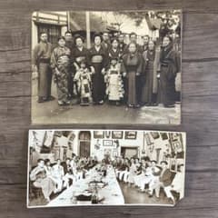 明治 大正期 古写真 2枚セット 集合写真 260720 - メルカリ