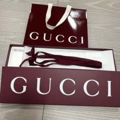 GUCCI ショップ袋 ギフトボックス リボン セット - メルカリ