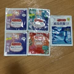 めぐりズム 蒸気でアイマスク&貼る炭酸ジェルパック セットのサムネイル