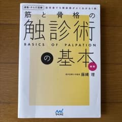 筋と骨格の触診術の基本 新版 藤縄理のサムネイル