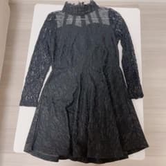 総レース 黒 ブラック ドレス ハロウィンのサムネイル