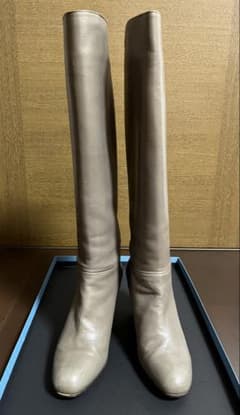AVRIL GAU グレーレザー ロングブーツのサムネイル