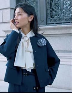 THREE SQUARE VERY ノーカラージャケット IENA Spickのサムネイル