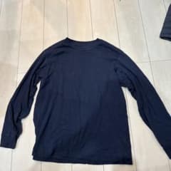 UNIQLO 長袖カットソー 3枚セット ブラック ダークグレー グレー　Lのサムネイル