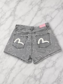 EVISU エヴィス デニム ショートパンツ 28インチ ハイウエストのサムネイル