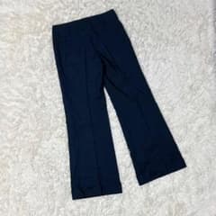 ✨美品✨ theory セオリー フレアパンツ サイズ2 ネイビー 日本製