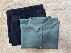 GU 半袖シャツ　パンツセット　Mサイズのサムネイル
